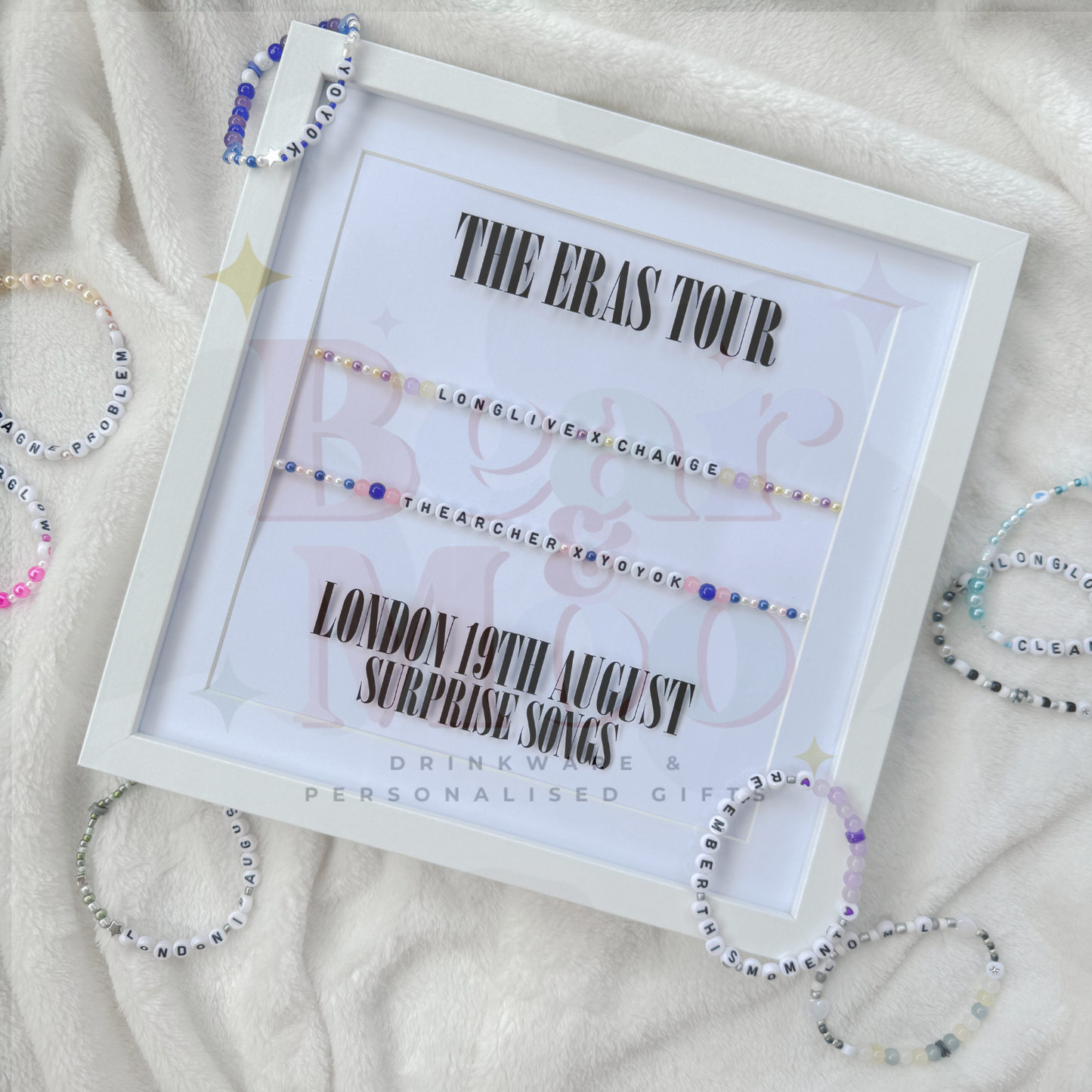 Eras Tour Surprise Songs Friendship Bracelet Frame - Keepsake