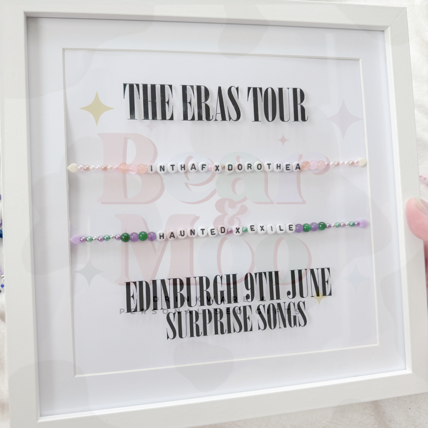 Eras Tour Surprise Songs Friendship Bracelet Frame - Keepsake