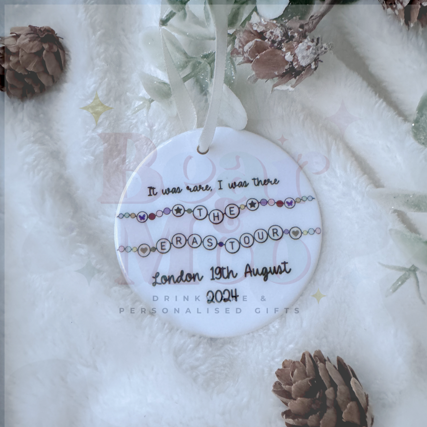 Eras Tour Friendship Bracelet Christmas Baubles - Gift Ideas for Swifties