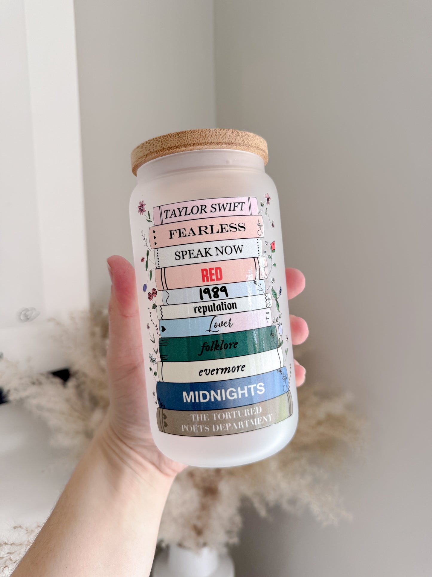 Swiftie Eras Tour and Showgirl Inspired Class Can and Cup - TLOAS