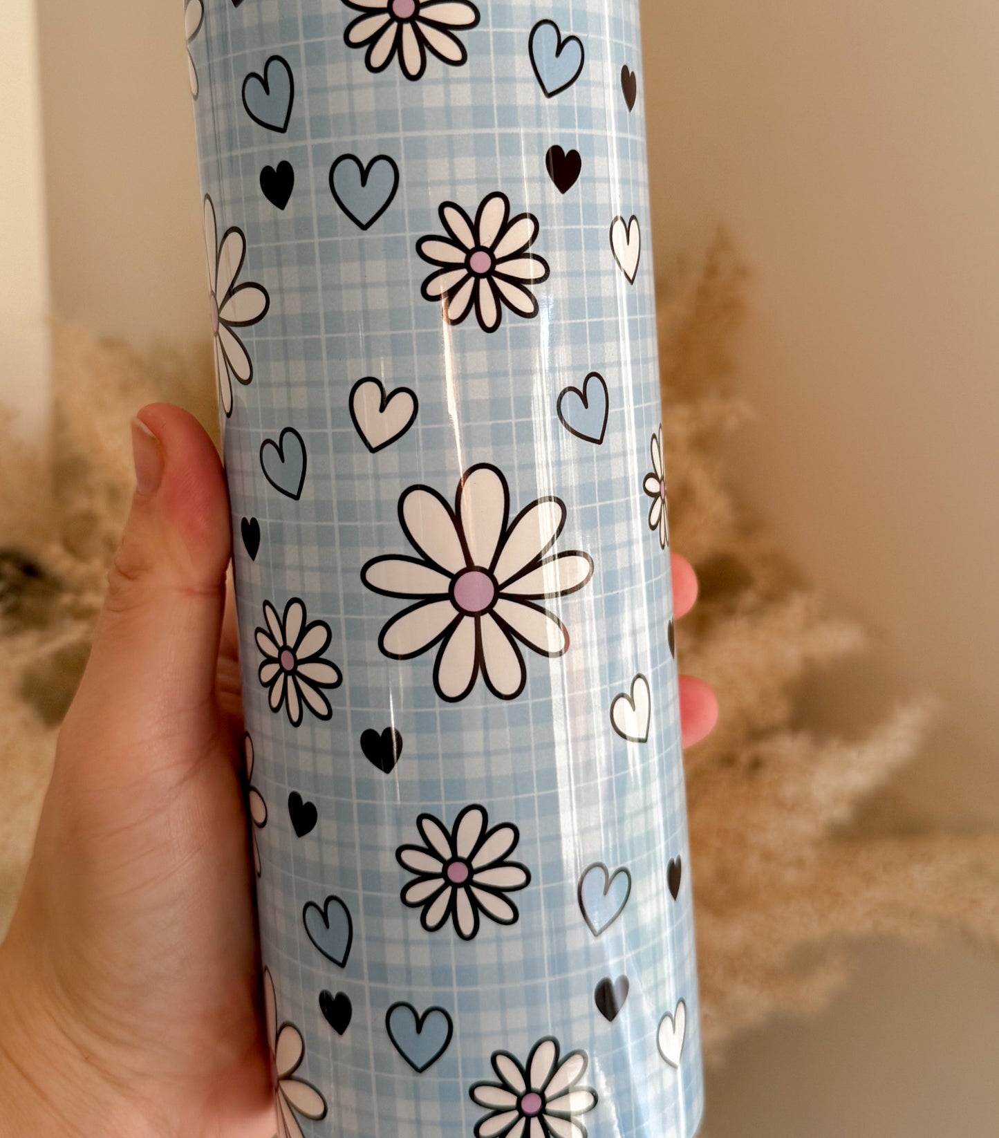 Cute Daisies Stainless Steel 20oz Tumbler - Bear and Moo UK