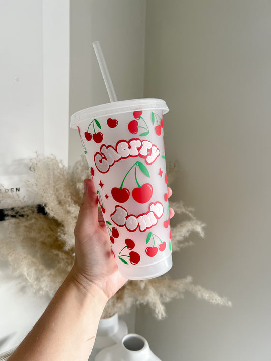 Cherry Bomb 24oz Cold Cup - Bear And Moo UK