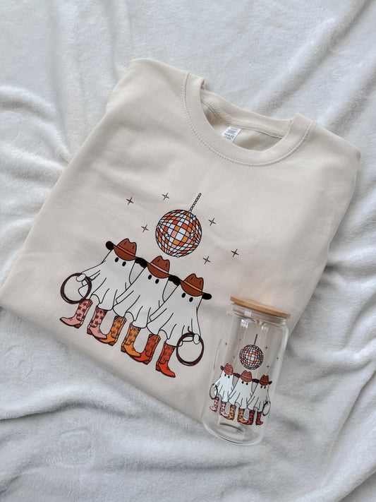 Cowboy Ghost Sweatshirt and TShirt