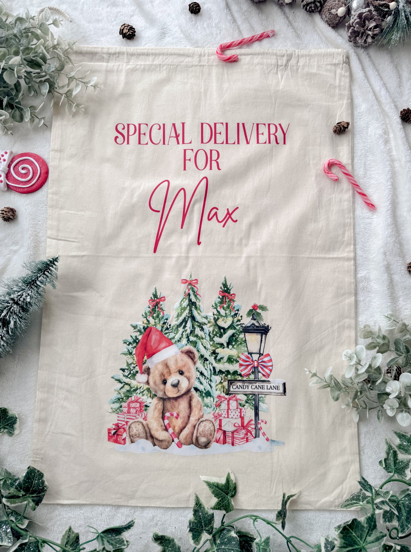 Personalised Christmas Santa Sacks for Children