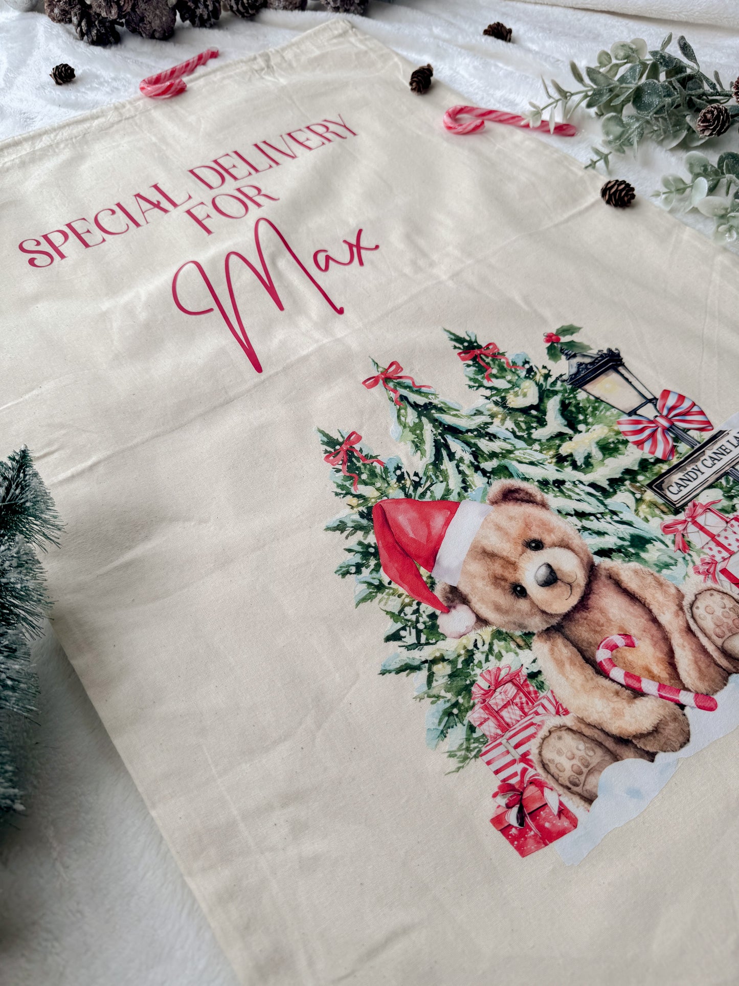 Personalised Christmas Santa Sacks for Children