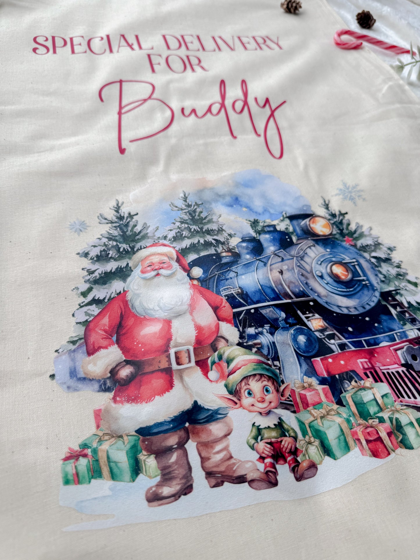 Personalised Christmas Santa Sacks for Children