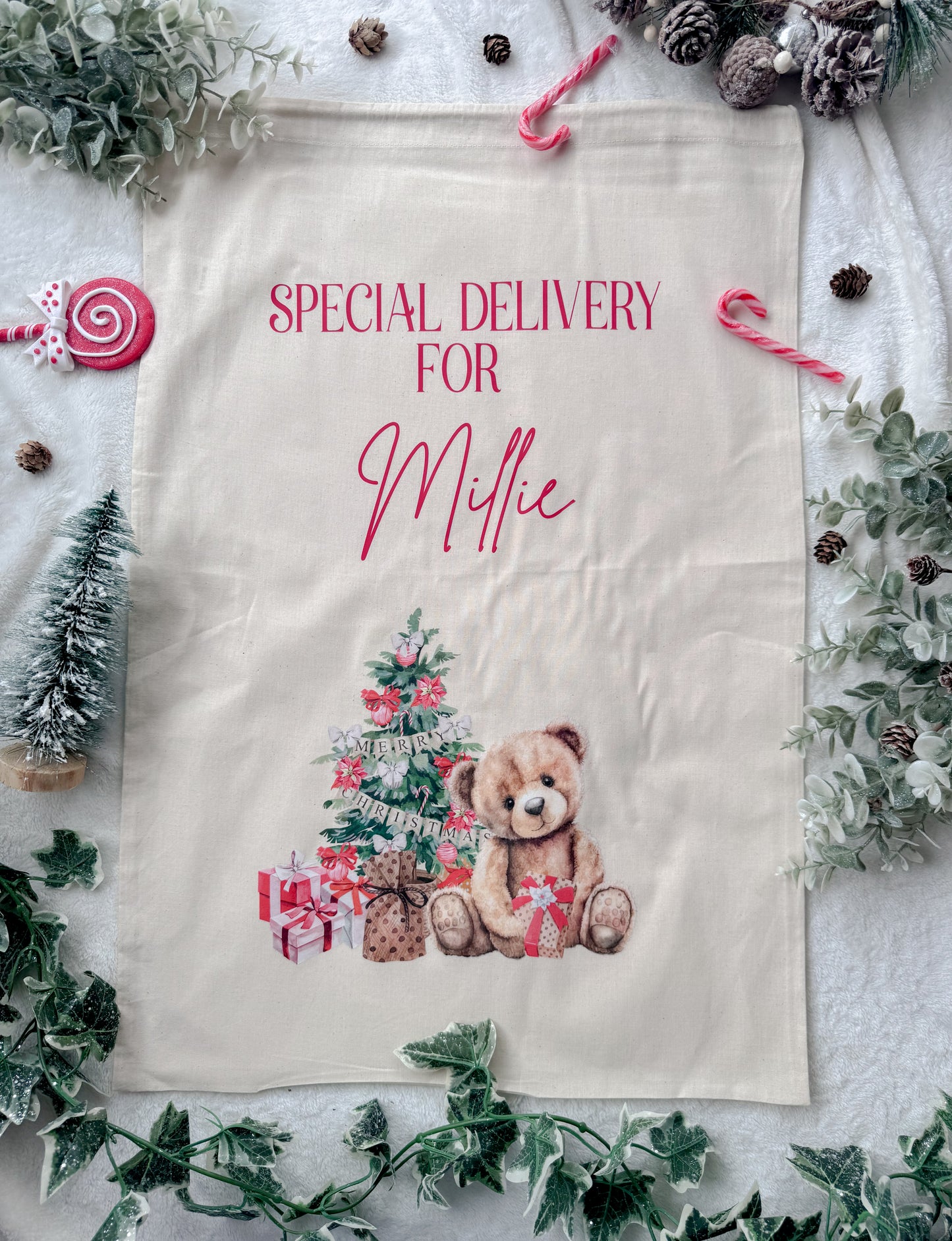 Personalised Christmas Santa Sacks for Children