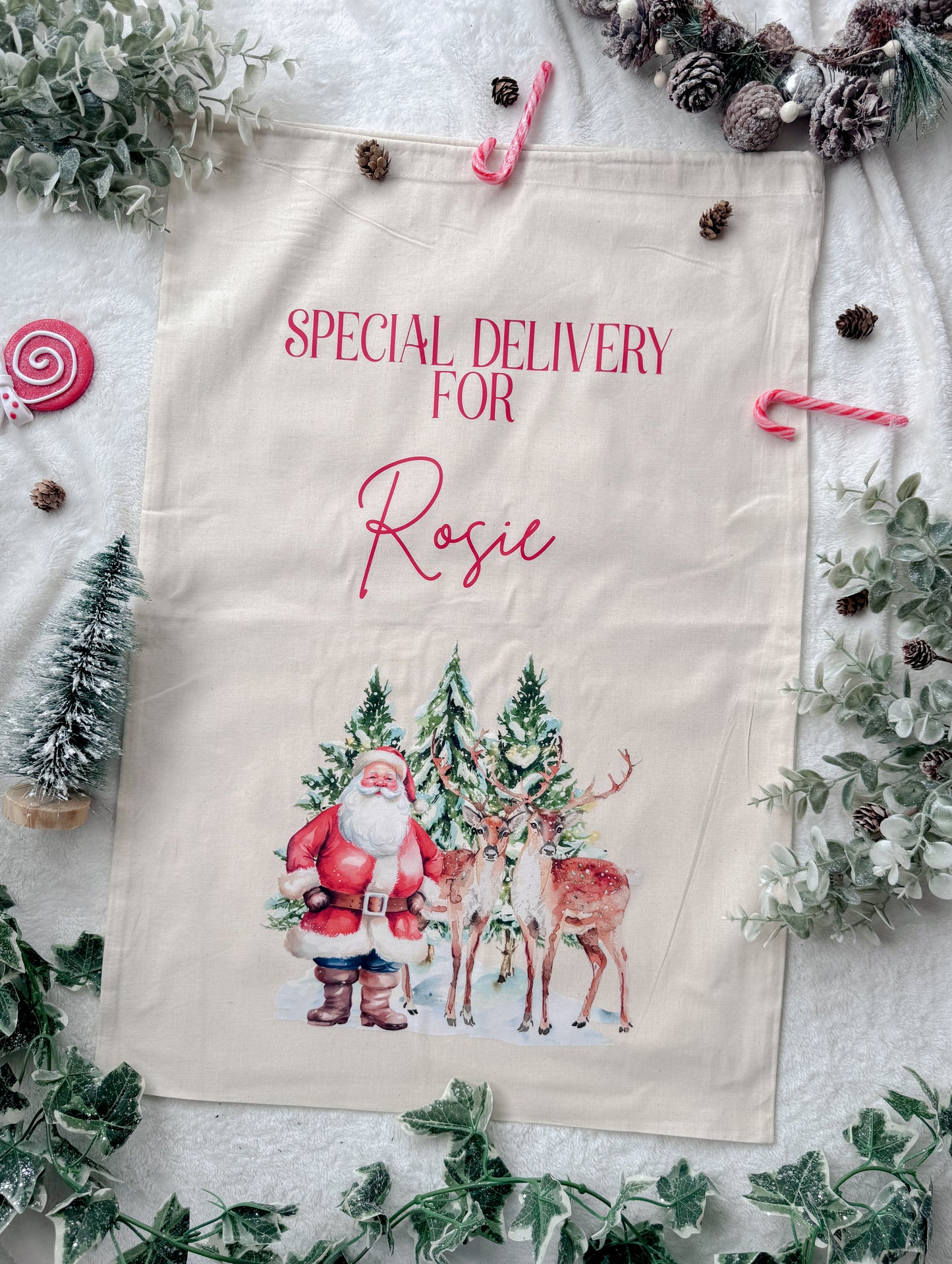 Personalised Christmas Santa Sacks for Children