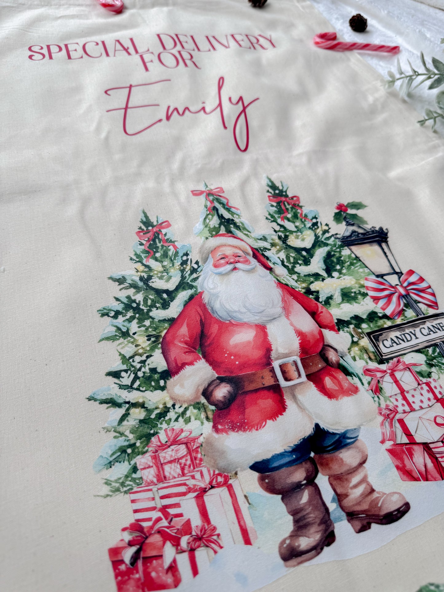 Personalised Christmas Santa Sacks for Children