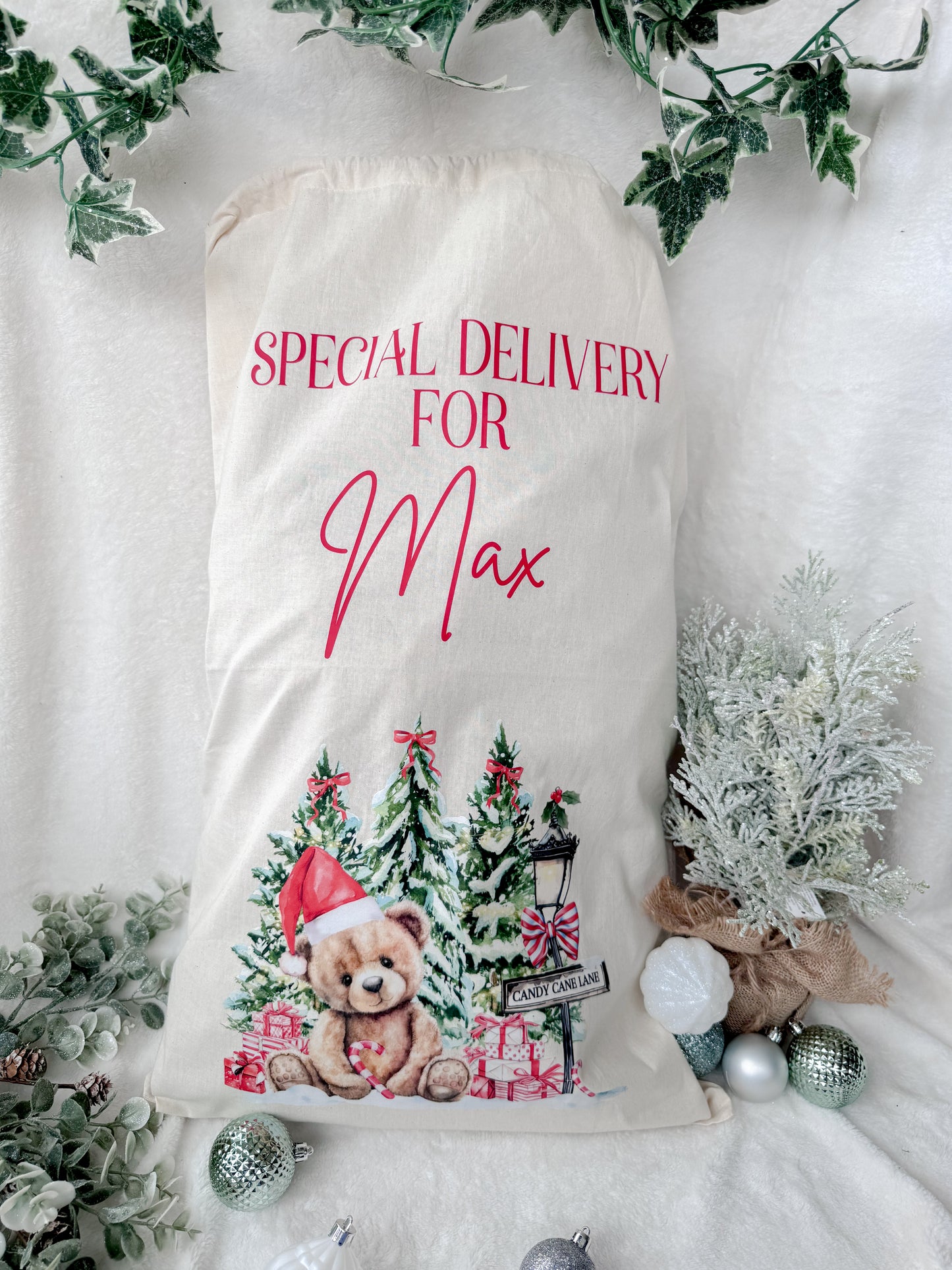Personalised Christmas Santa Sacks for Children
