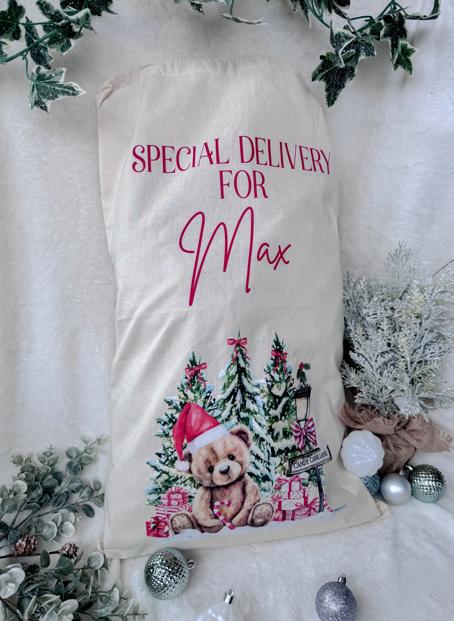 Personalised Christmas Santa Sacks for Children