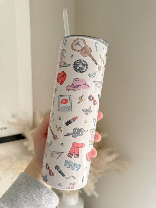 TS Swiftie Inspired Eras 20oz Stainless Steel Tumbler