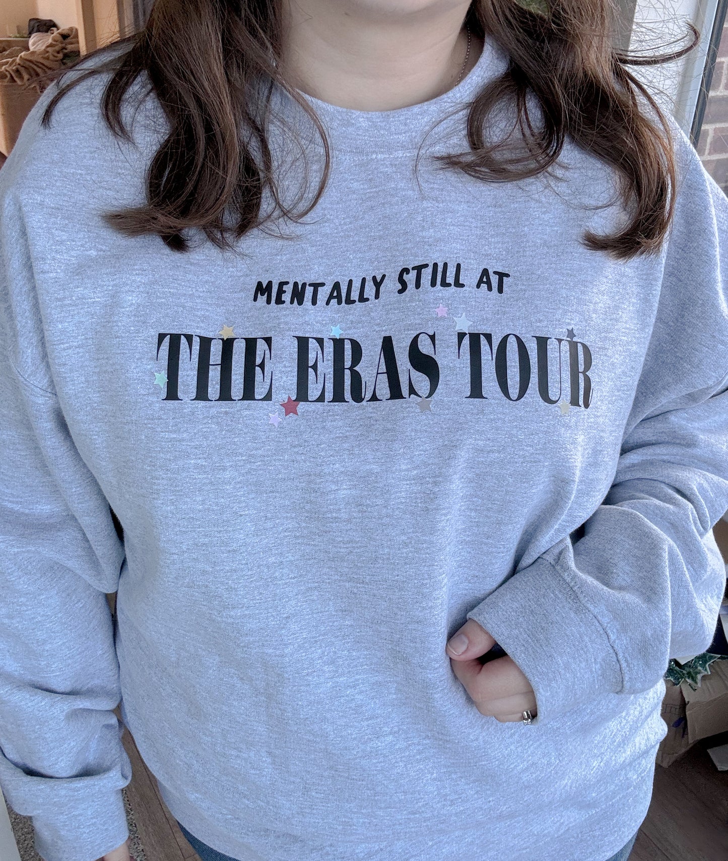 Still Mentally At The Eras Tour Sweatshirt and T-shirt - Bear and Moo UK