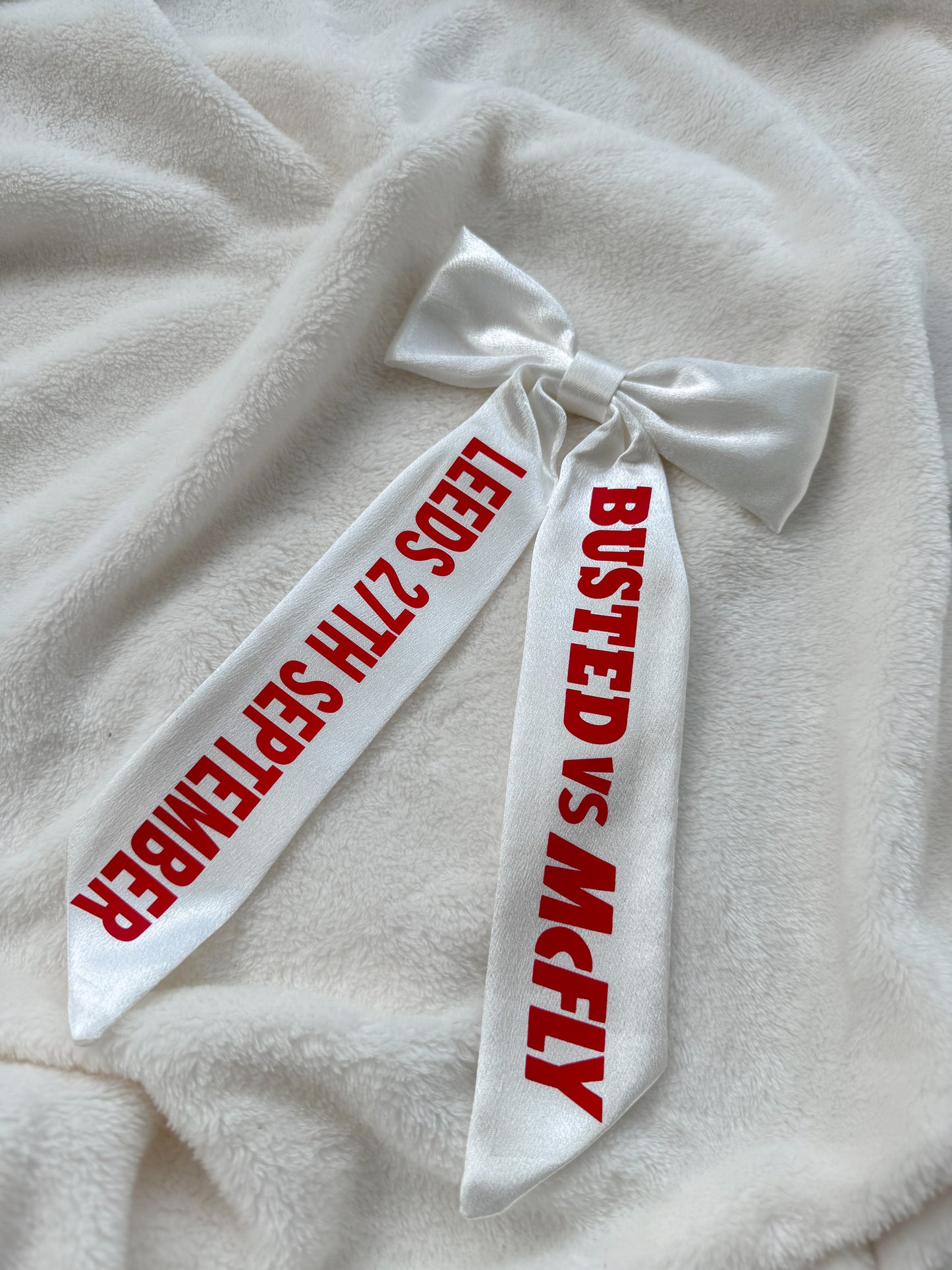 Busted VS Mcfly Inspired Concert Hair Bows