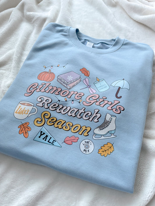 Gilmore Girls Rewatch Season Sweater and TShirt