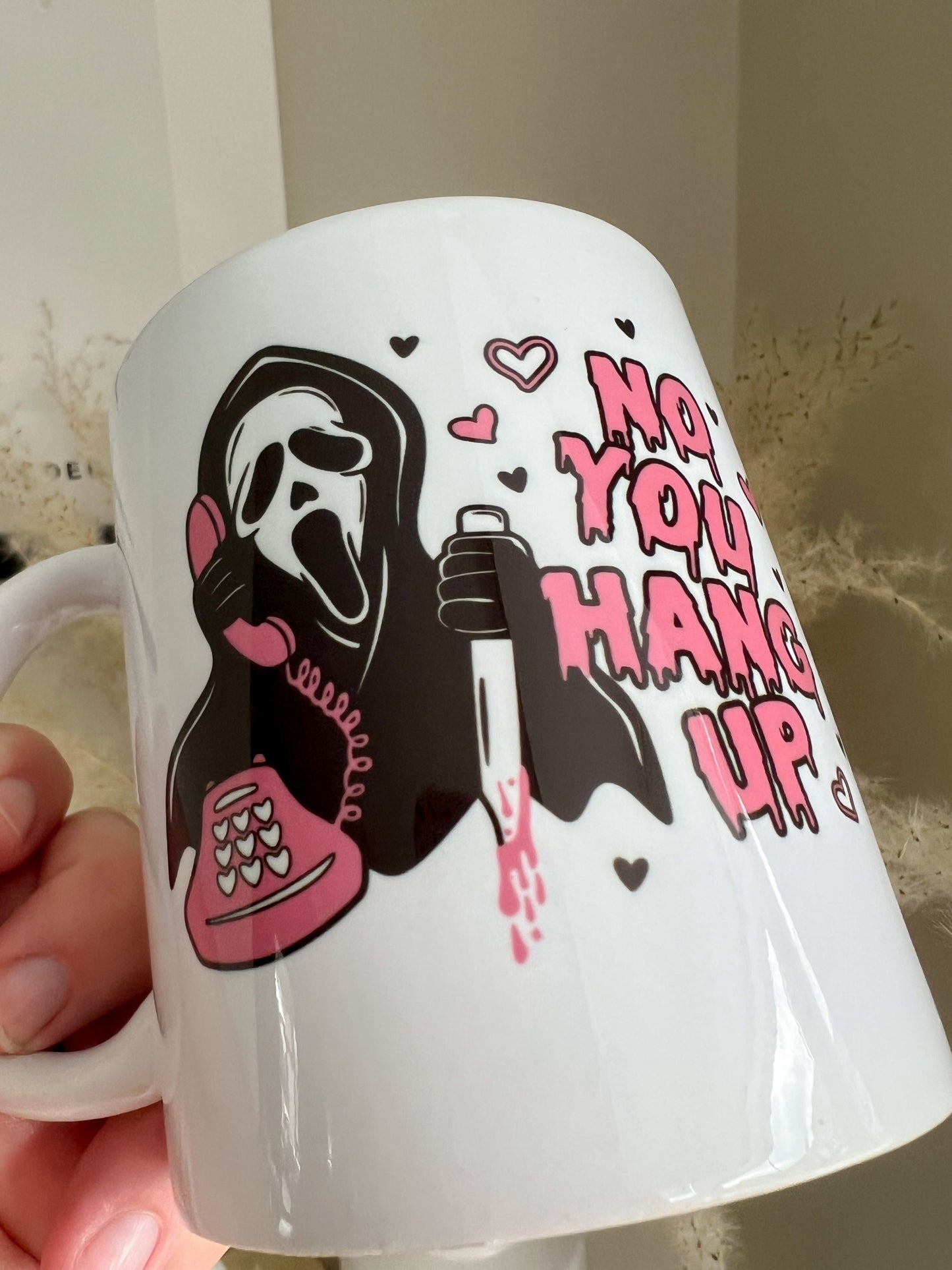 Ghostface No You Hang Up 11oz Ceramic Mug - Bear and Moo UK