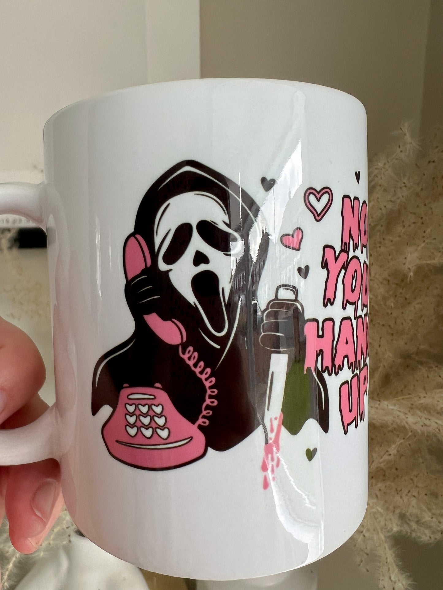Ghostface No You Hang Up 11oz Ceramic Mug - Bear and Moo UK