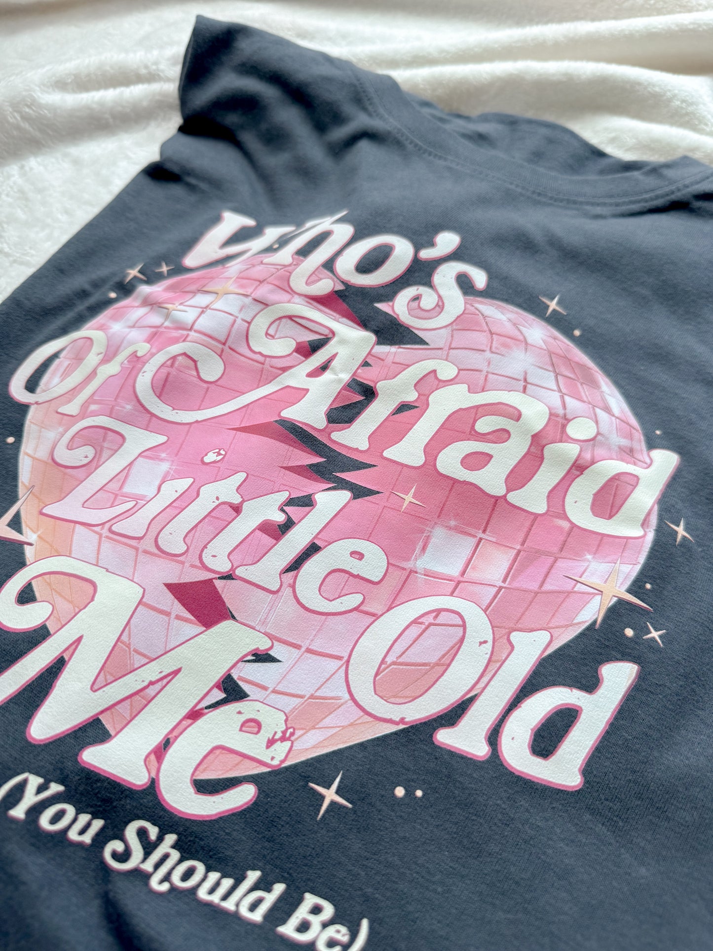 Retro Who's Afraid Of Little Old Me Inspired Tshirt and Sweater
