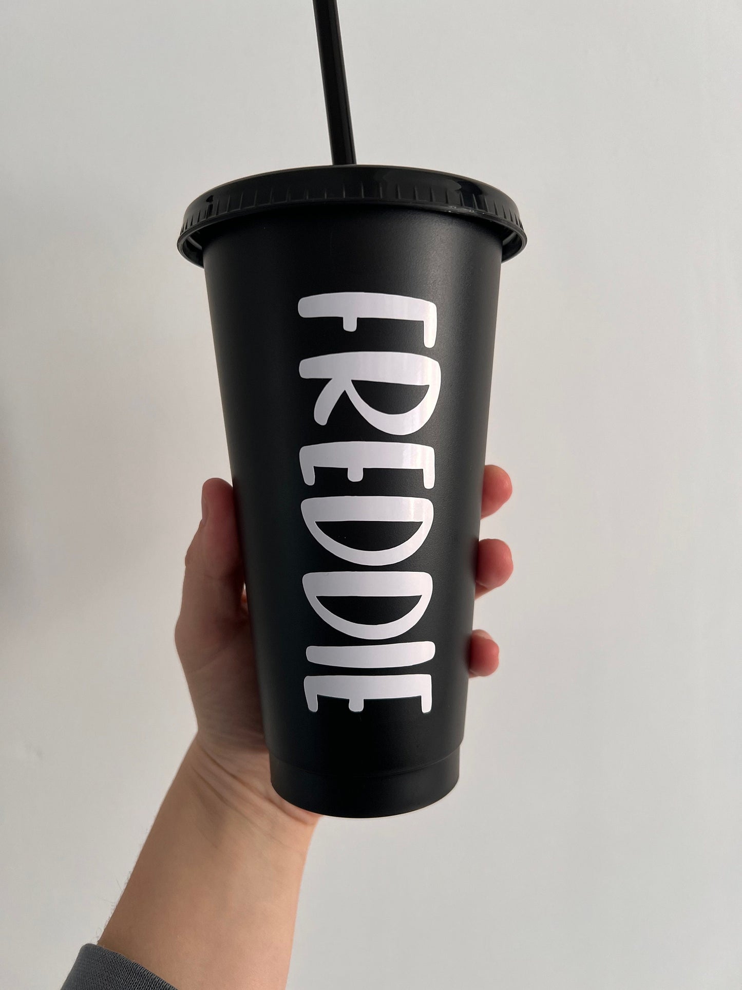 Personalised Matte Black 24oz Cold Cups