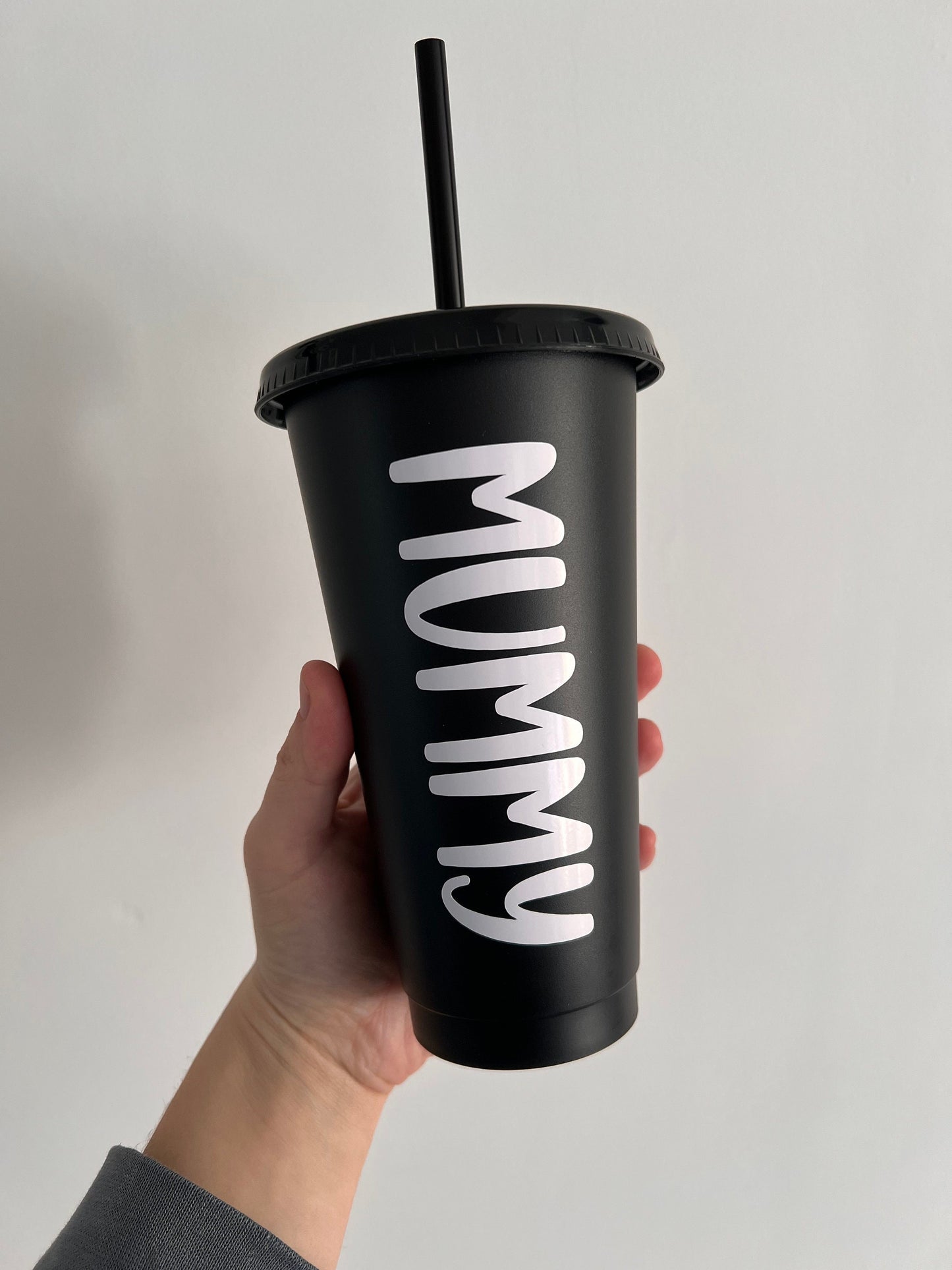 Personalised Matte Black 24oz Cold Cups