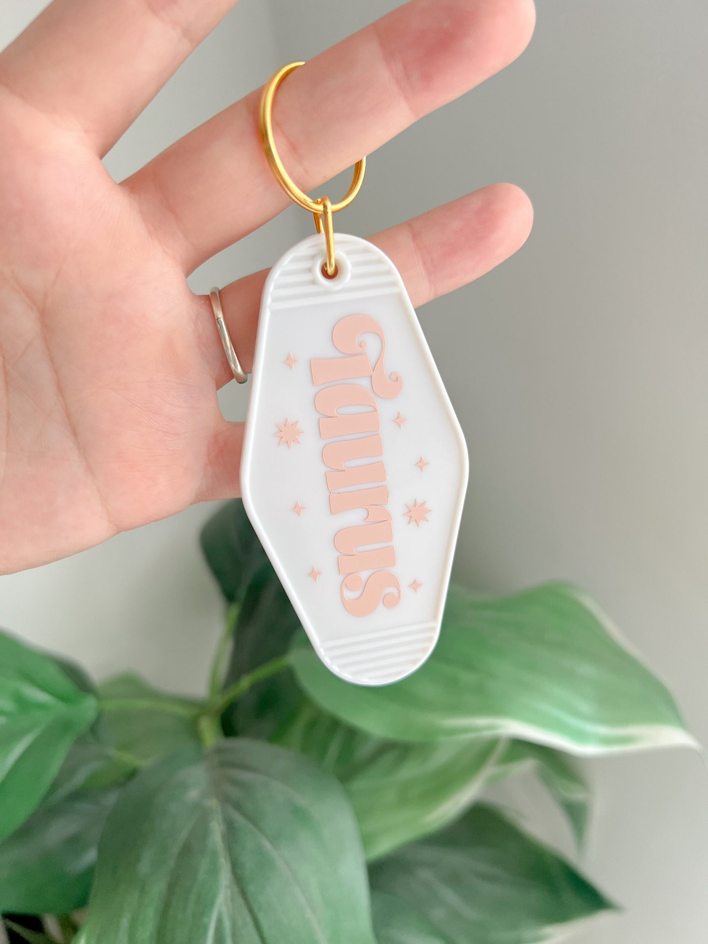 Zodiac Keychain - Motel Keychain - Horoscope Keyring - Star Sign Gift Ideas - Stocking Fillers - Y2K - Affordable Gifts - Christmas Gifts