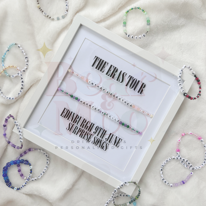 Eras Tour Surprise Songs Friendship Bracelet Frame - Keepsake