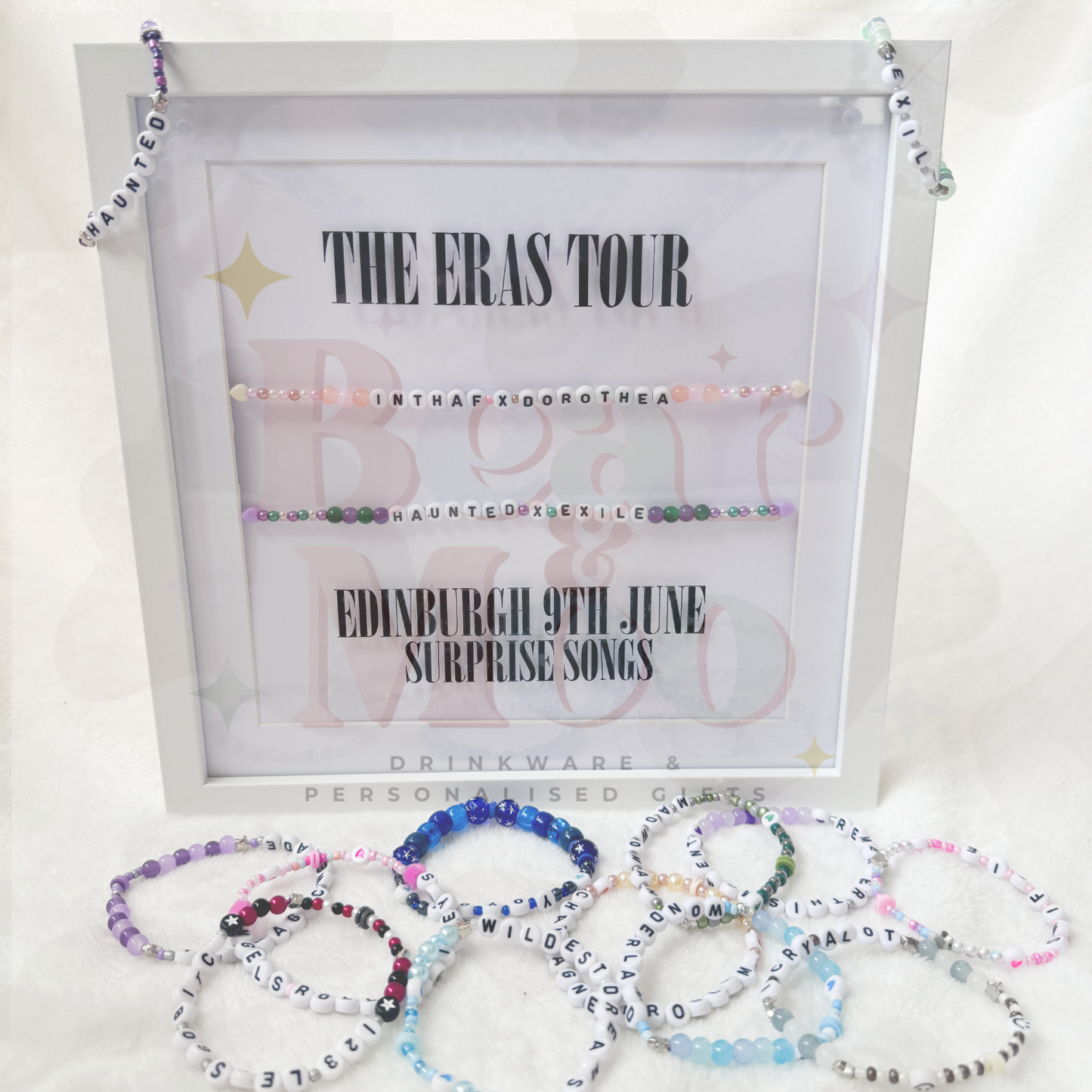 Eras Tour Surprise Songs Friendship Bracelet Frame - Keepsake