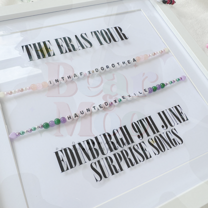 Eras Tour Surprise Songs Friendship Bracelet Frame - Keepsake