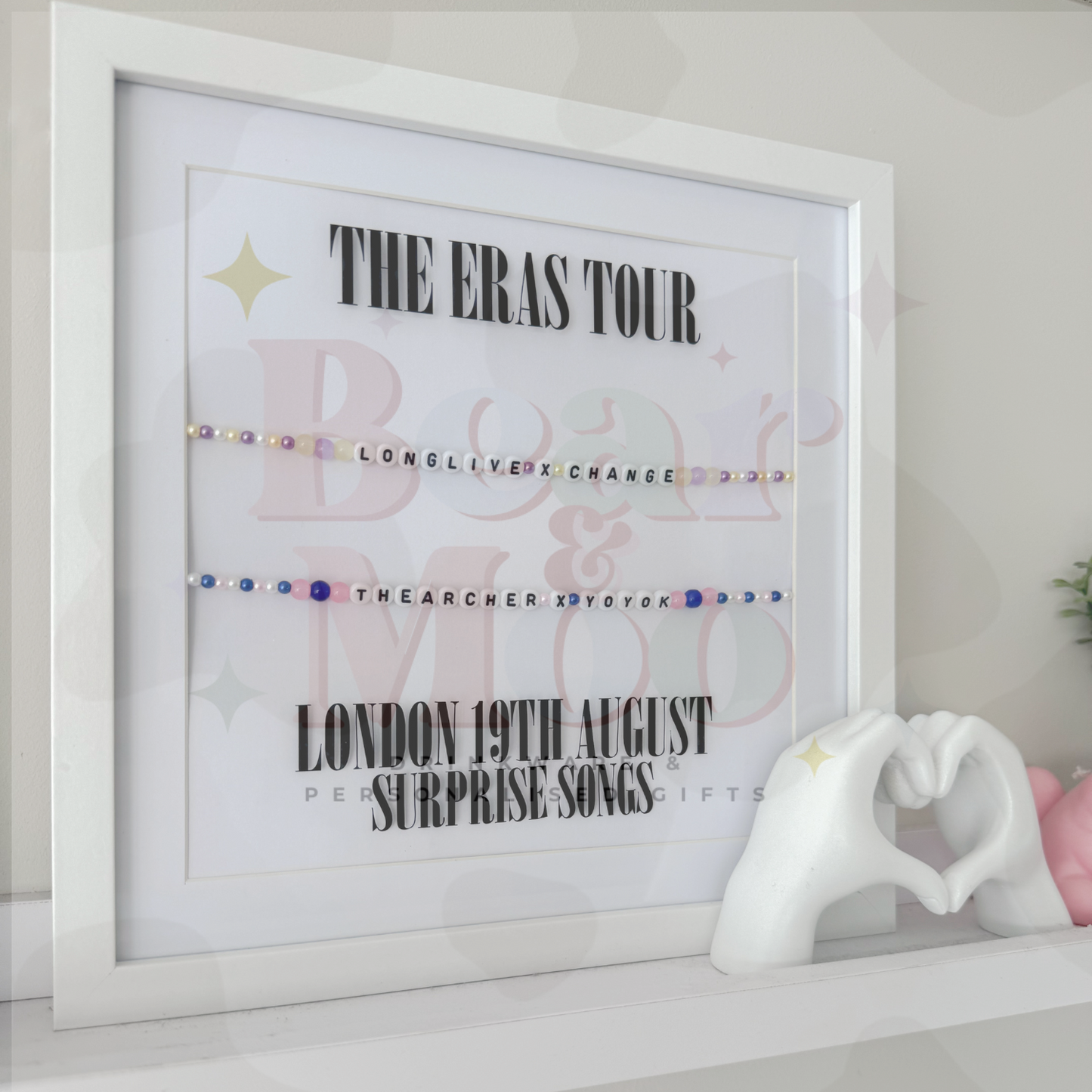 Eras Tour Surprise Songs Friendship Bracelet Frame - Keepsake