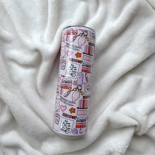 Bookish Girlie Cute 20oz Tumbler