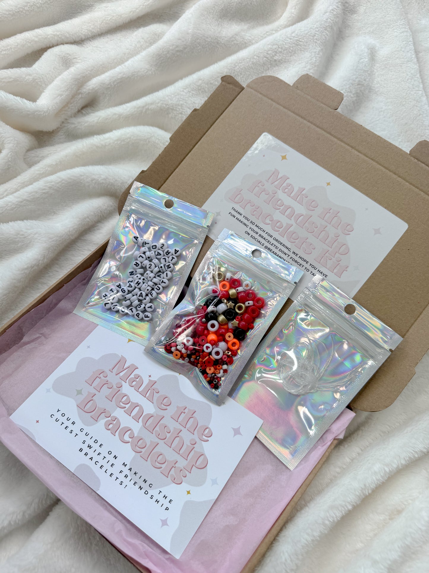 Make The Friendship Bracelet Kits - Red Eras Tour Inspired