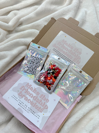 Make The Friendship Bracelet Kits - Red Eras Tour Inspired