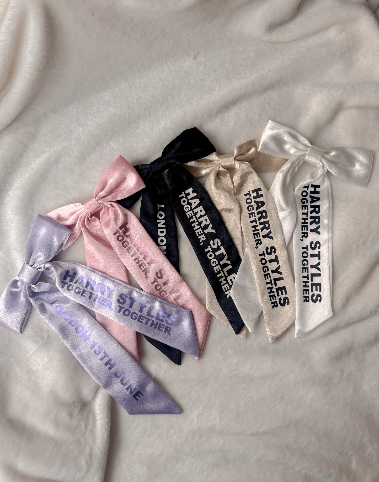 Harry Styles, Together Together Tour - Concert inspired hairbows with personalisation