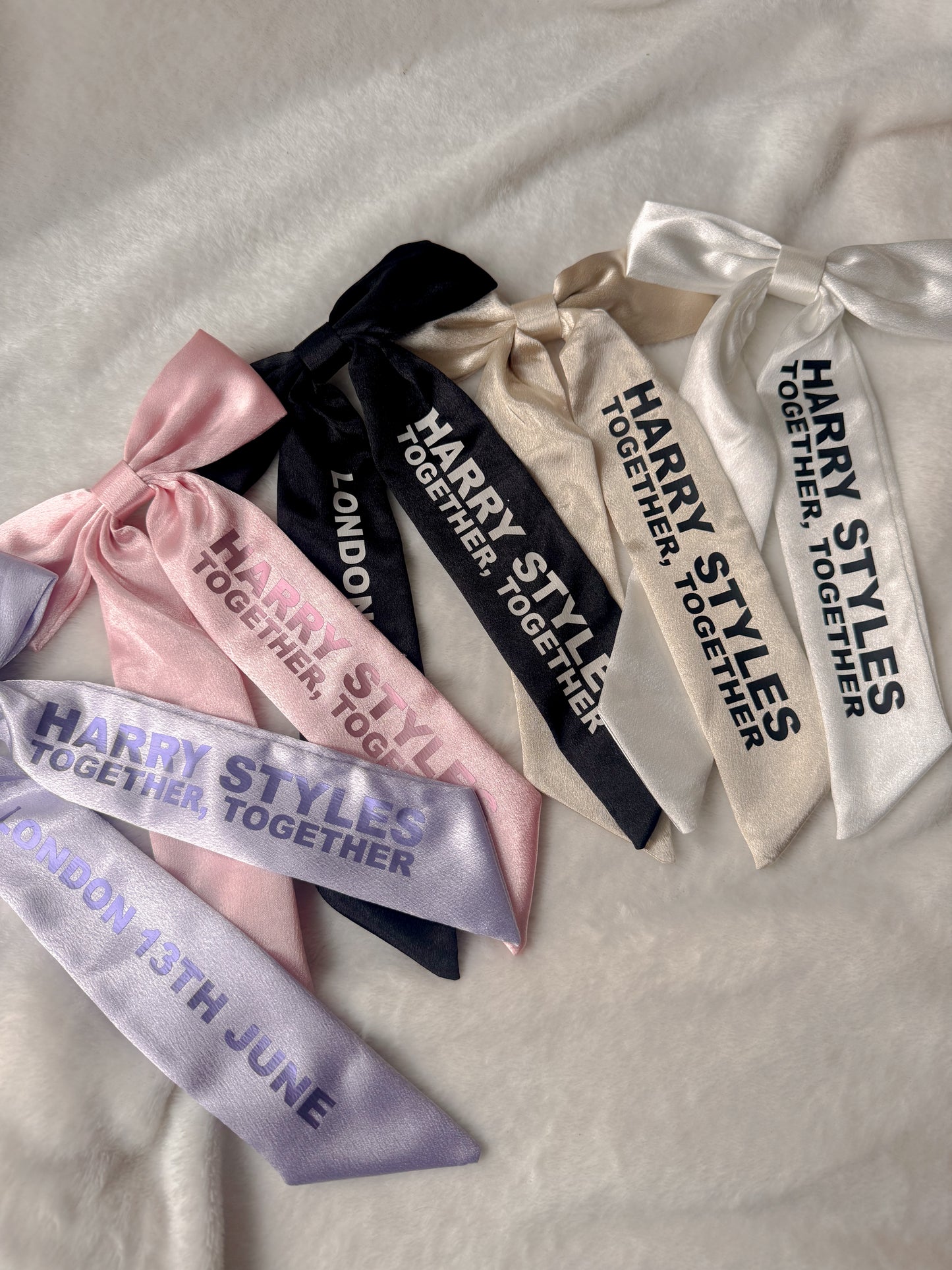 Harry Styles, Together Together Tour - Concert inspired hairbows with personalisation