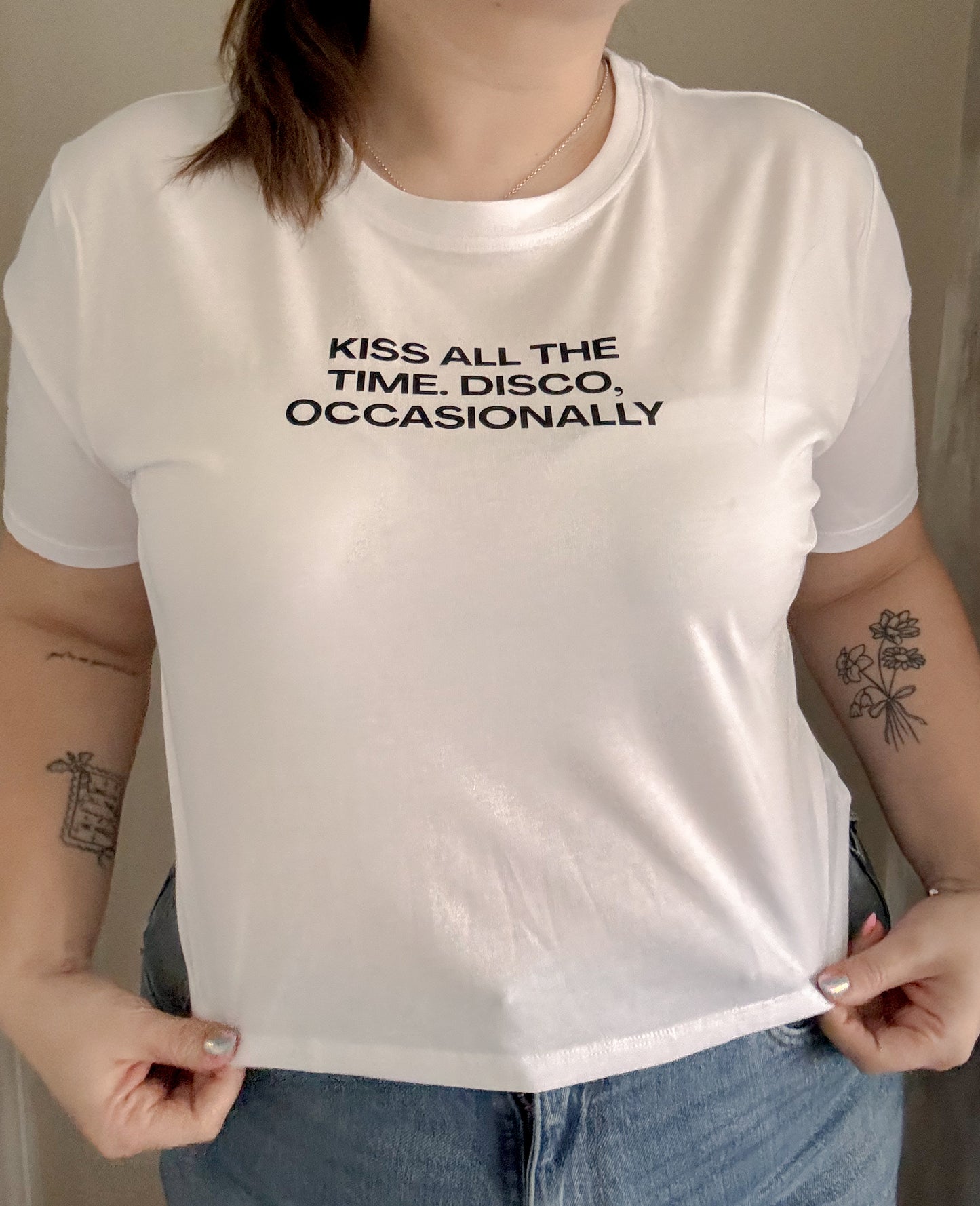 Harry Styles - Kiss All The Time, Disco Occasionally Baby Tee/Crop Top - Concert Outfit