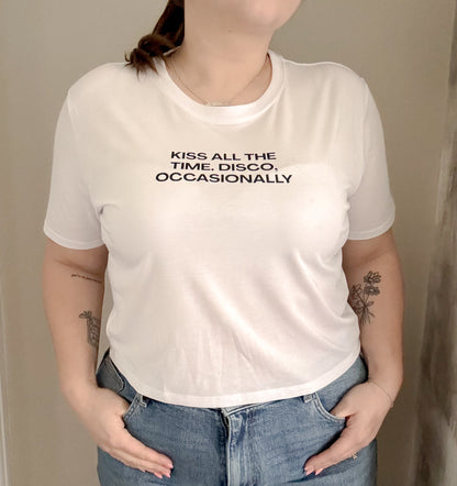 Harry Styles - Kiss All The Time, Disco Occasionally Baby Tee/Crop Top - Concert Outfit