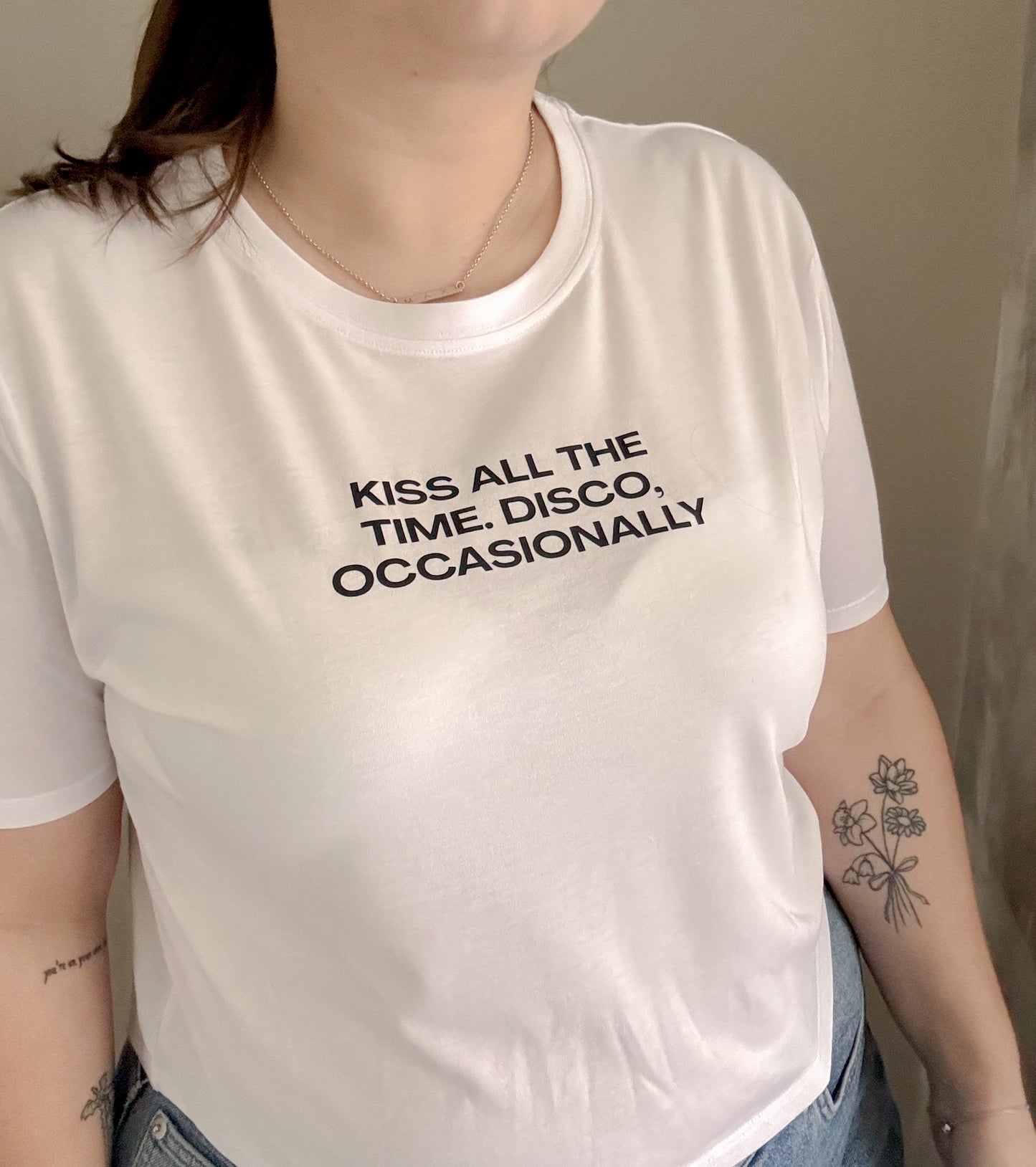 Harry Styles - Kiss All The Time, Disco Occasionally Baby Tee/Crop Top - Concert Outfit