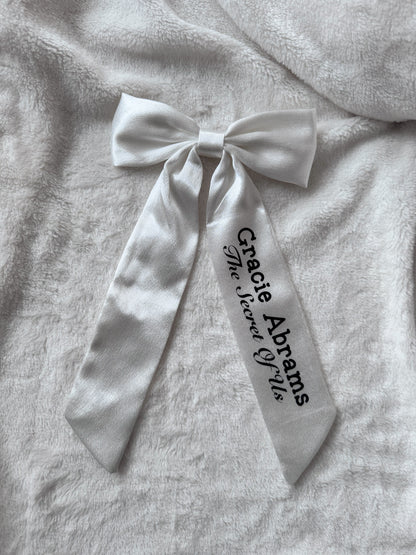 Gracie Abrams The Secret Of Us Inspired Personalised Concert Hairbow