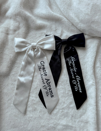 Gracie Abrams The Secret Of Us Inspired Personalised Concert Hairbow