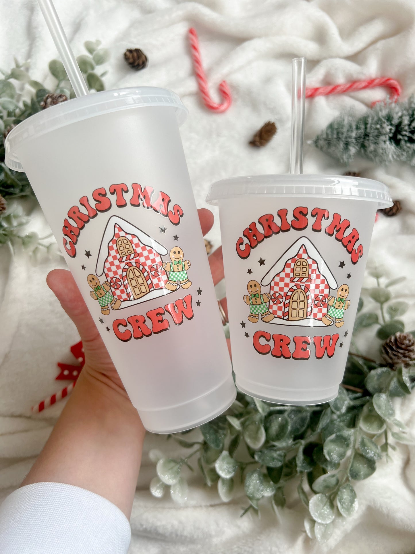 Christmas Crew 16oz and 24oz Cold Cup - Bear and Moo UK