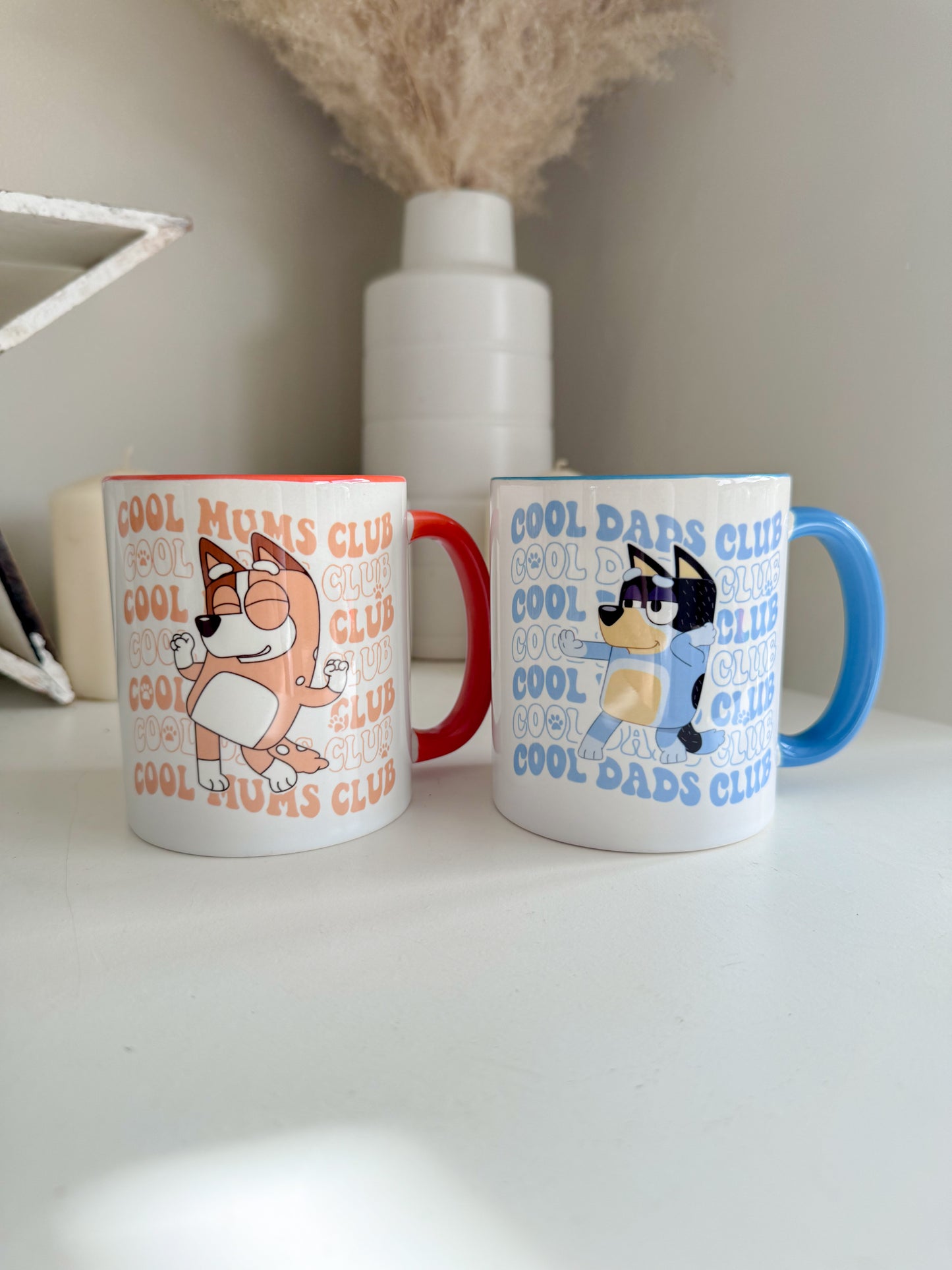 Bluey - Chilli and Bandit 'Cool Parents Club' 111oz Ceramic Mug