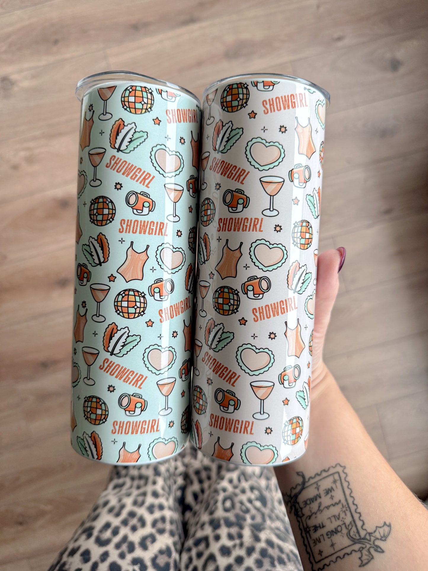 Showgirl 20oz Tumbler - The Life Of A Showgirl TLOAS Swiftie Tumbler