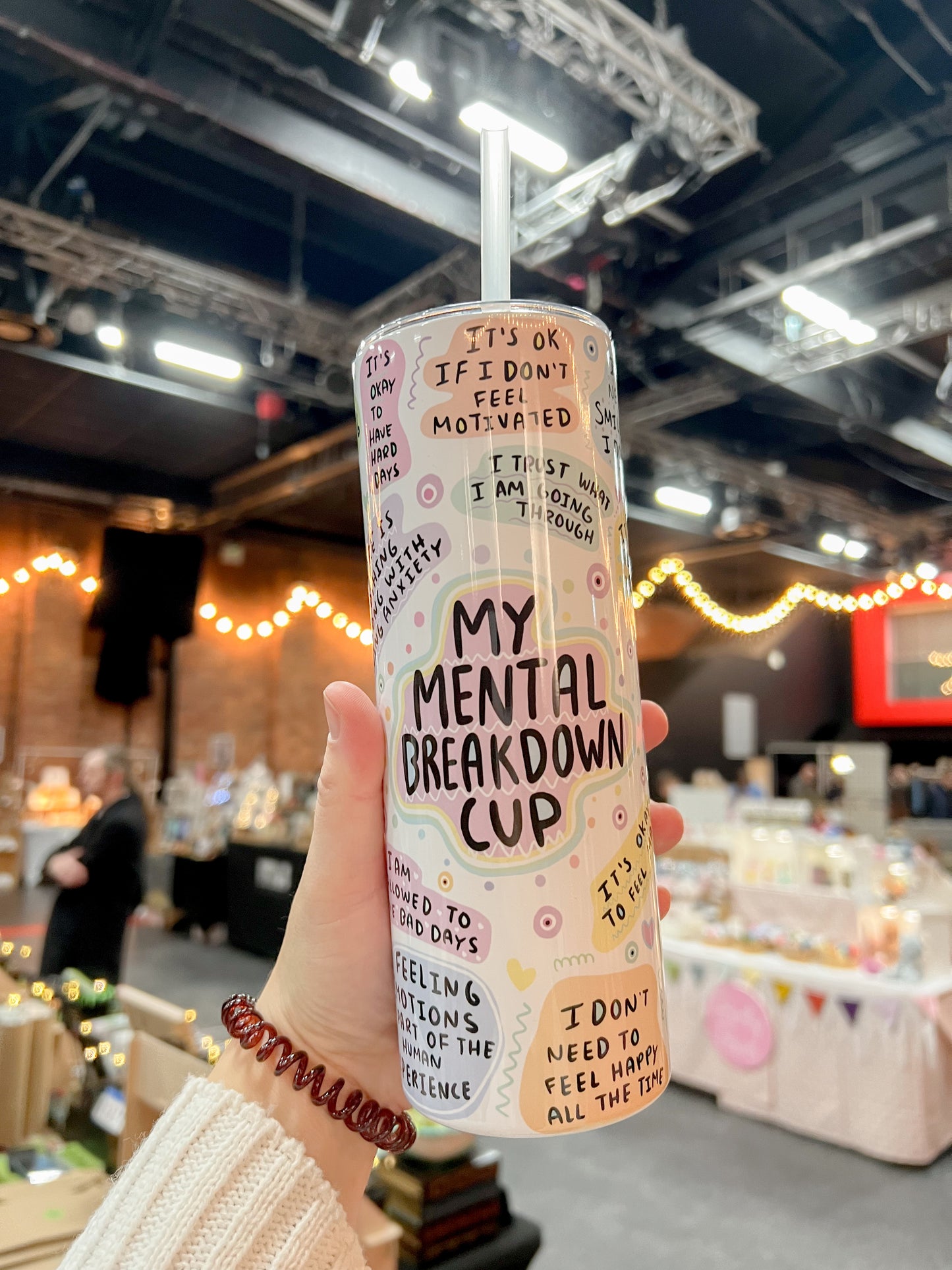 My Mental Breakdown Cup 20oz Stainless Steel Tumbler - Bear and Moo UK