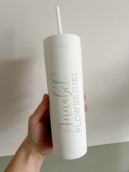 Personalised 16oz Matte Tumblers For Wedding Gifts