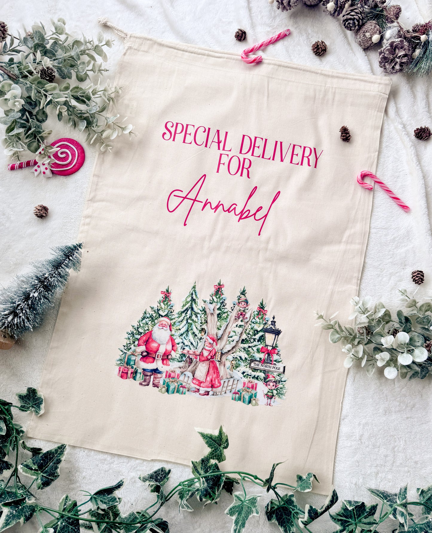 Personalised Christmas Santa Sacks