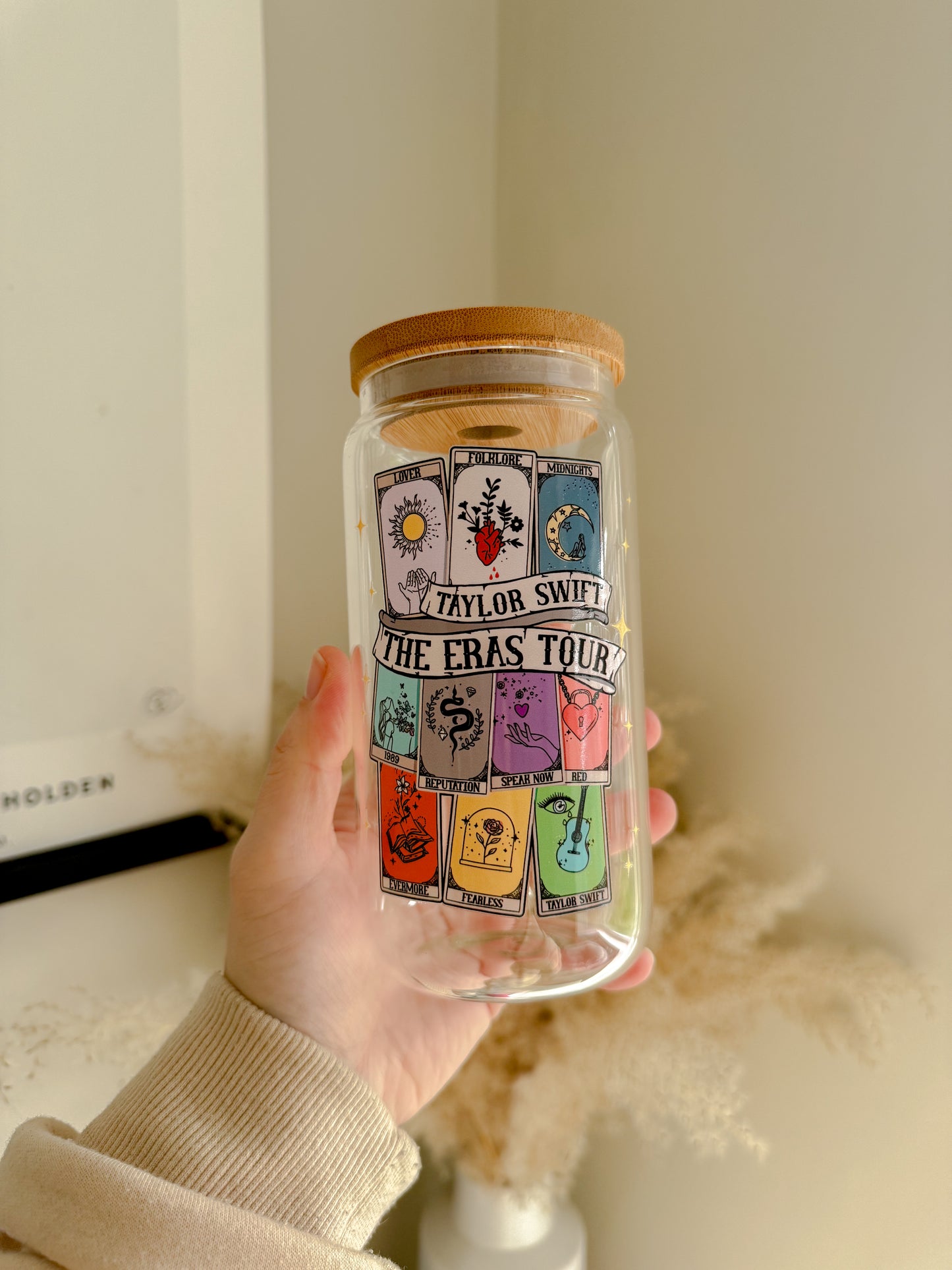 TS Eras Tarot Cards Glass Can