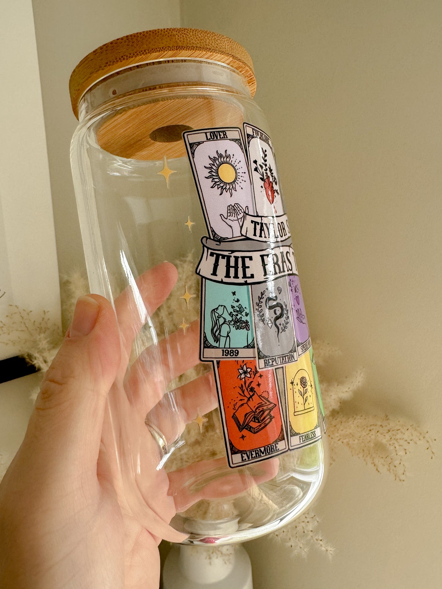 TS Eras Tarot Cards Glass Can