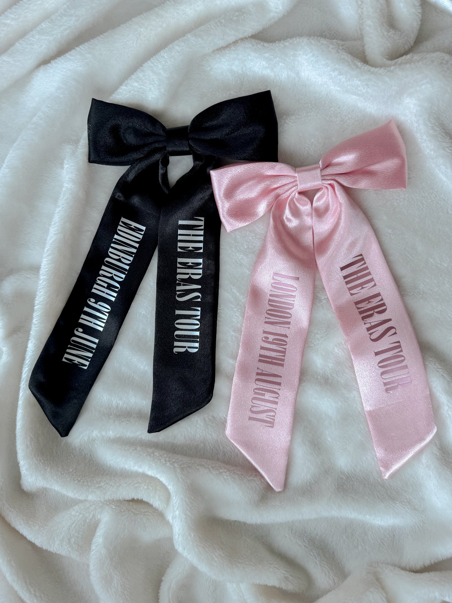 Taylor Swift Eras Tour Inspired Hair Bows with personalisation