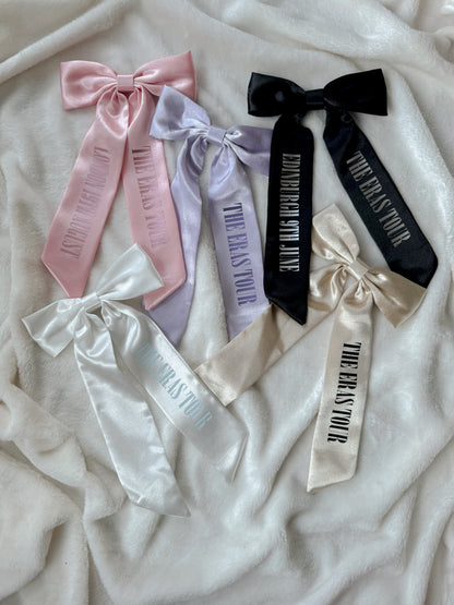 Taylor Swift Eras Tour Inspired Hair Bows with personalisation