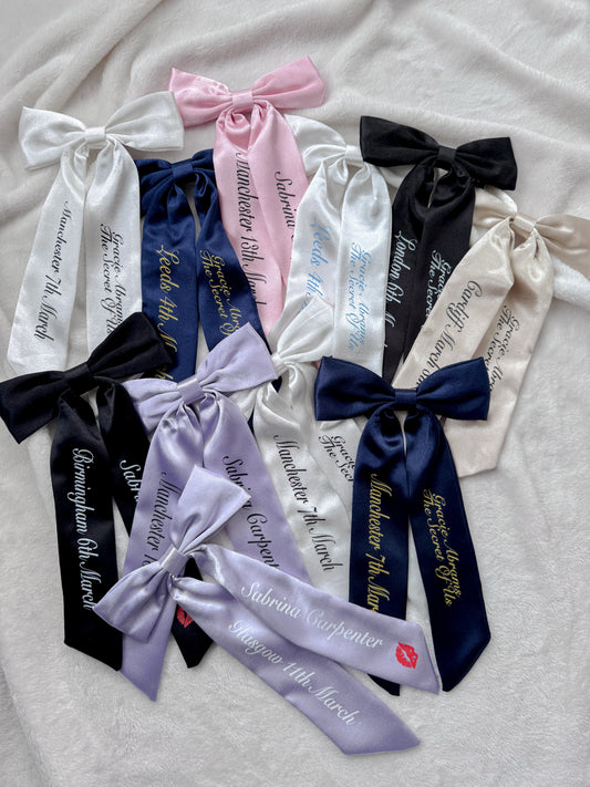 Gracie Abrams The Secret Of Us Inspired Personalised Concert Hairbow